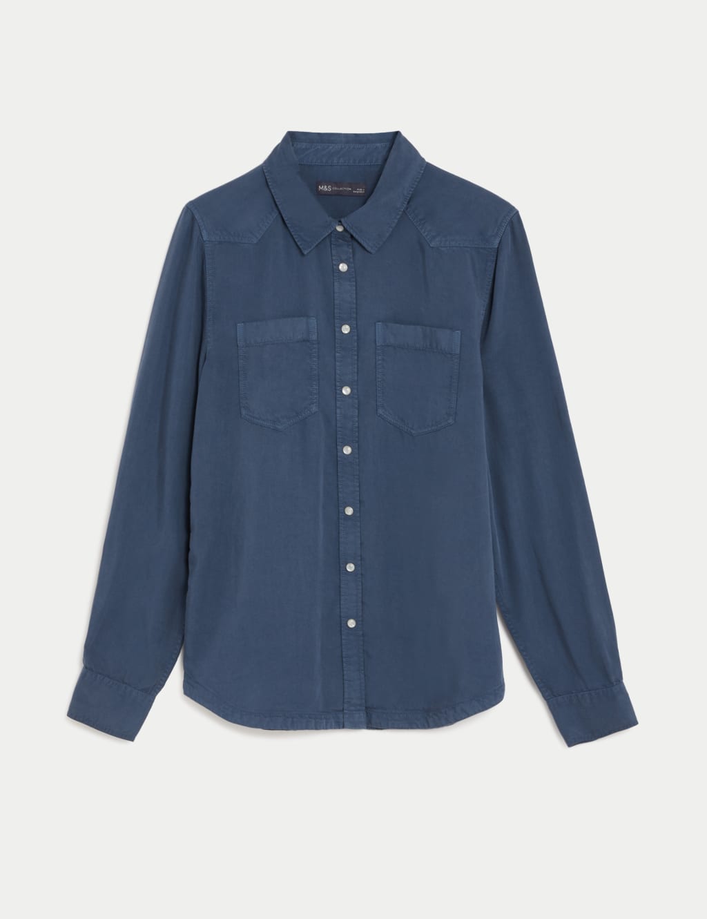 Pure Tencel™ Tea Dyed Collared Shirt 2 of 6