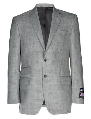 Pure Wool  Prince of Wales Checked Jacket Image 2 of 7