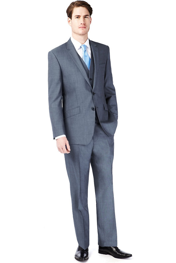 Pure Wool 2 Button Suit Jacket Image 1 of 1