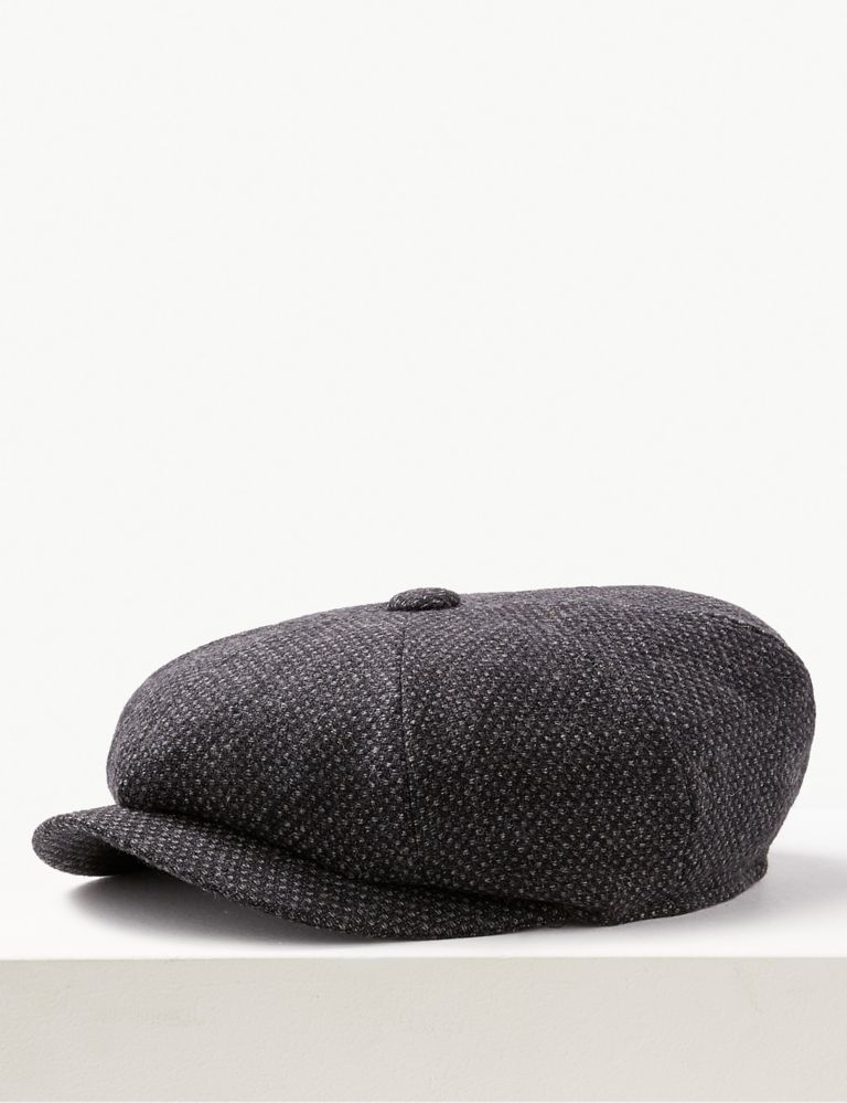 Pure Wool Baker Boy Hat with Stormwear™ 1 of 4