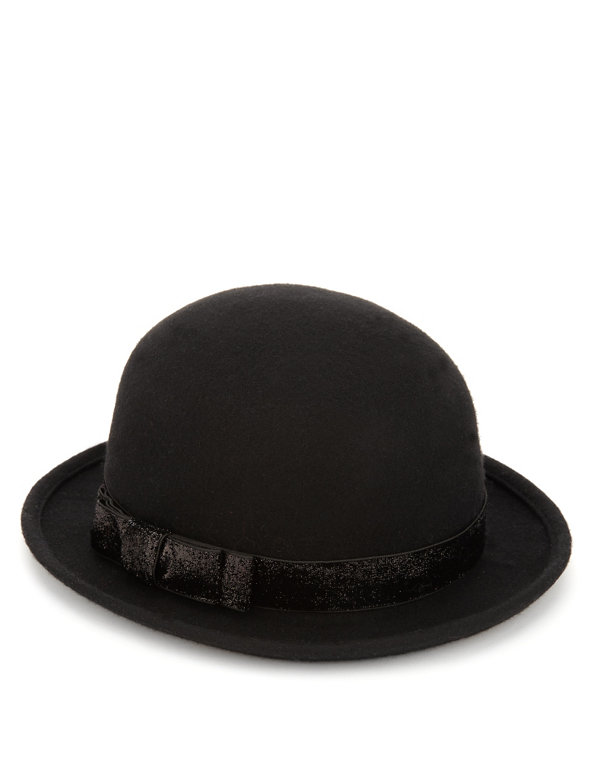 Pure Wool Bowler Hat Image 1 of 2