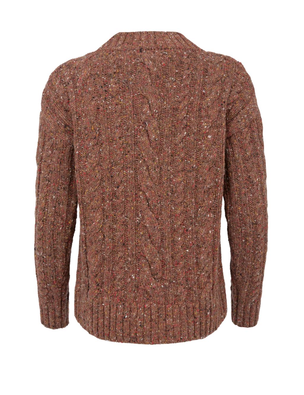 Pure Wool Cable Knit Crew Neck Jumper 1 of 7