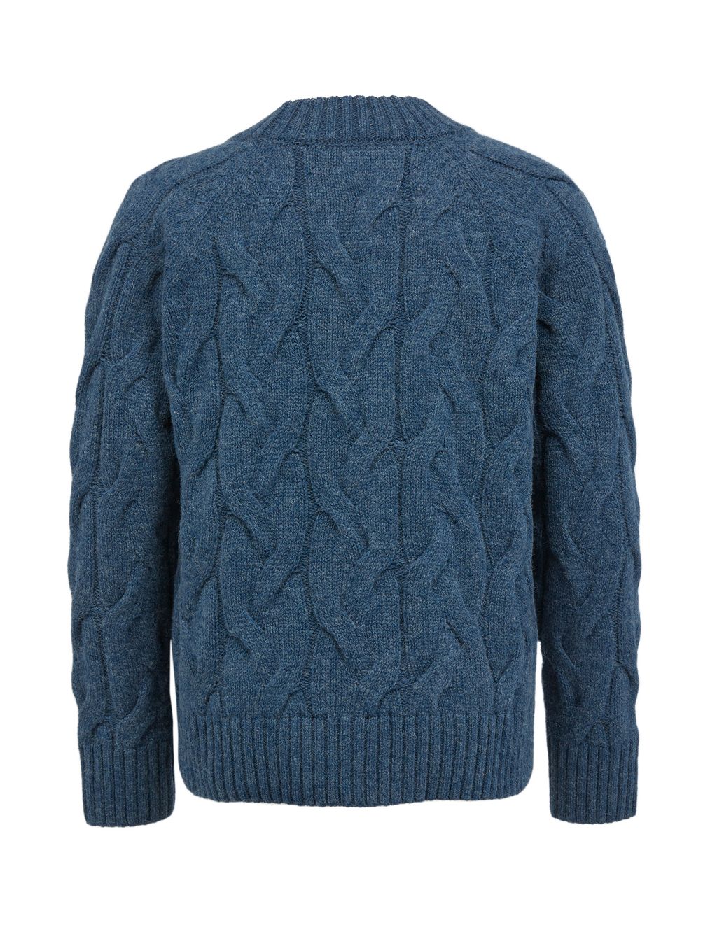 Pure Wool Cable Knit Relaxed Jumper 8 of 9