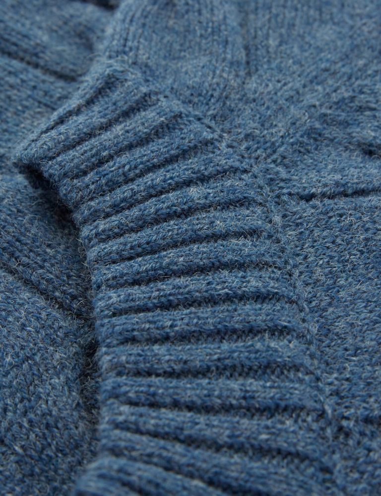 Pure Wool Cable Knit Relaxed Jumper 7 of 9