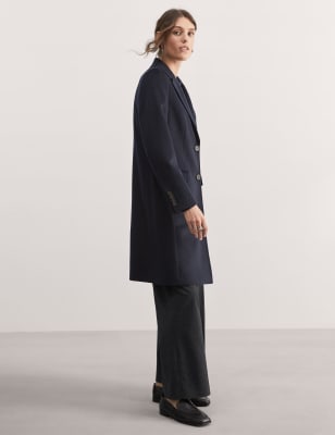 Black wool sales boyfriend coat