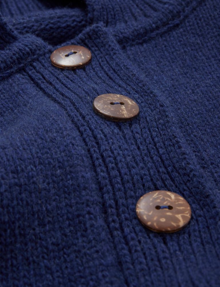 Pure Wool Collared Jumper 5 of 6