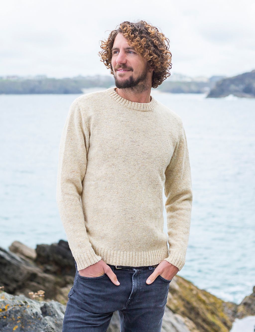 Pure Wool Crew Neck Jumper 3 of 4