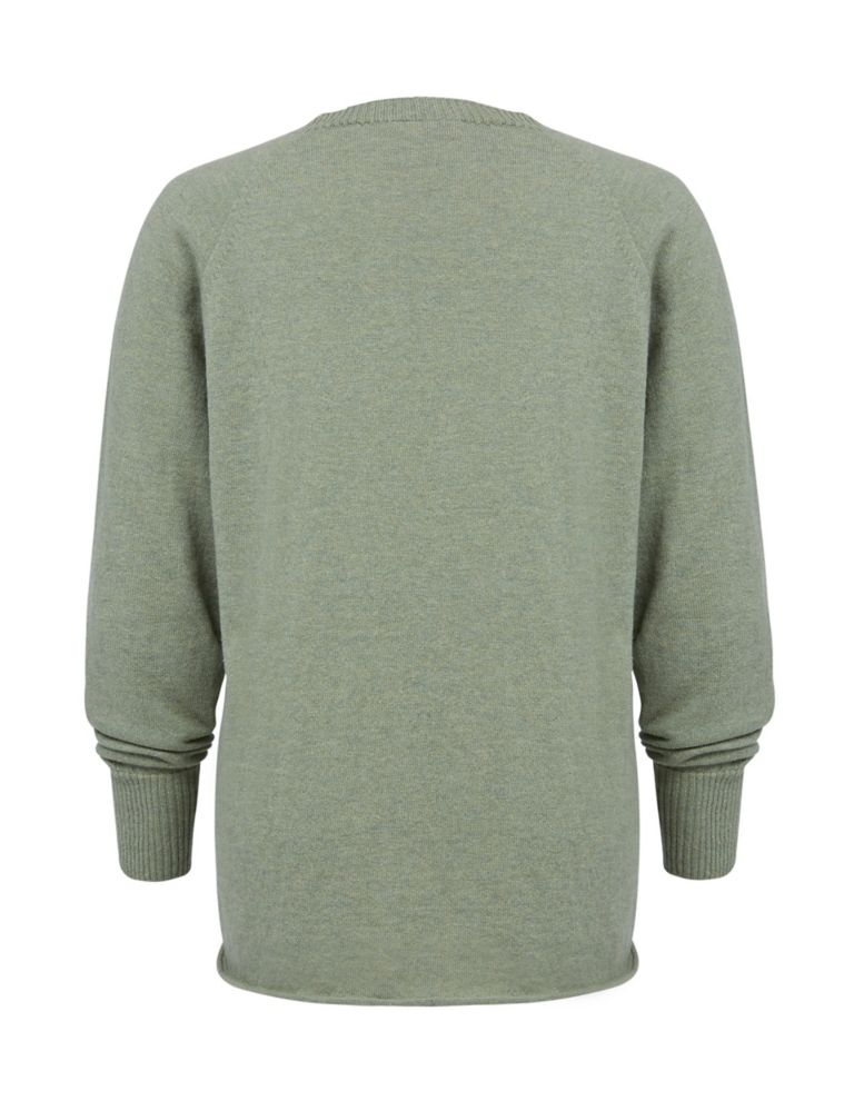 Pure Wool Crew Neck Jumper 3 of 5