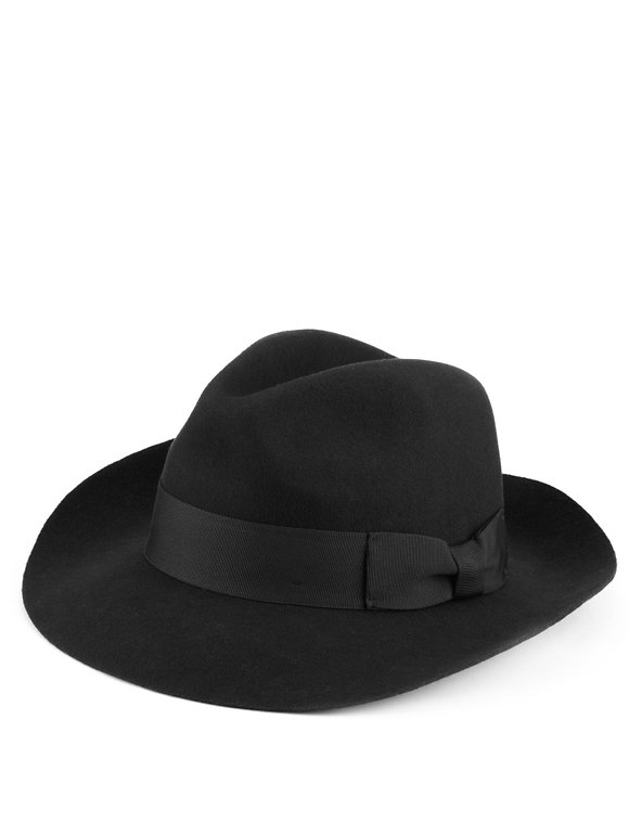 Pure Wool Fedora with Stormwear™ Image 1 of 1