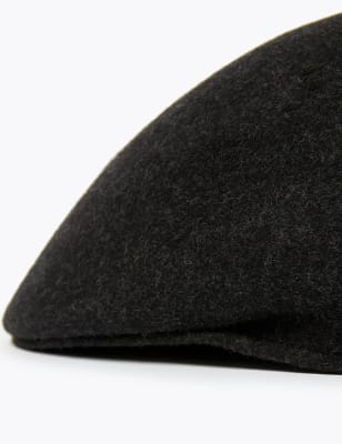 Pure Wool Flat Cap Image 2 of 3