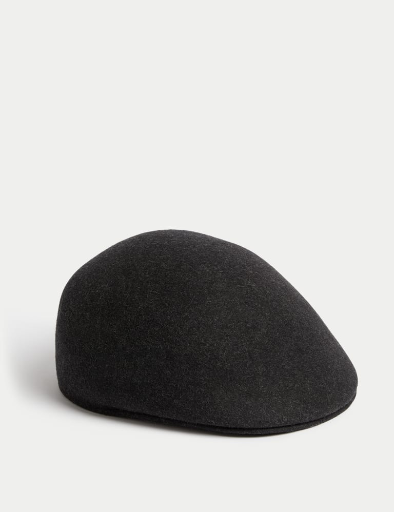 Pure Wool Flat Cap M S Collection M S