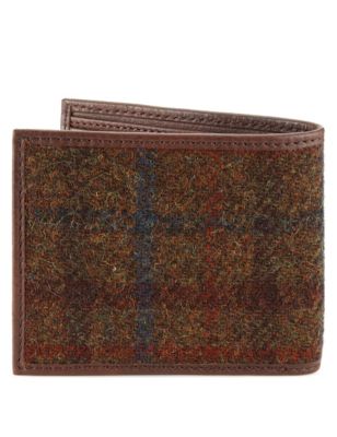 Pure Wool Harris Tweed Billfold Wallet Image 2 of 3