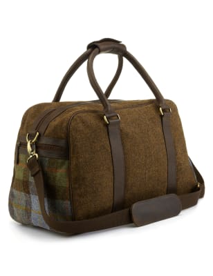 Harris tweed cheap duffle bag