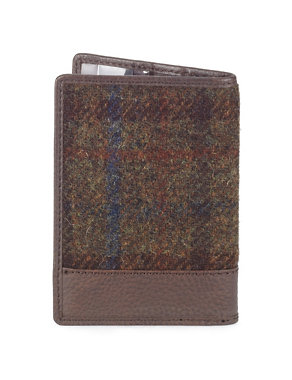 Pure Wool Harris Tweed Passport Holder Image 2 of 3