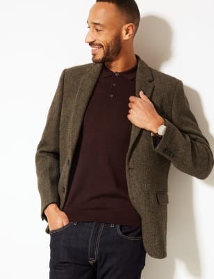 Marks and spencer tweed suit discount