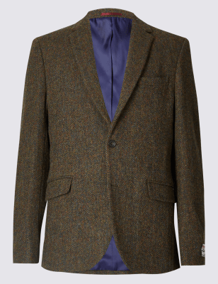 Marks and spencer tweed jacket sale