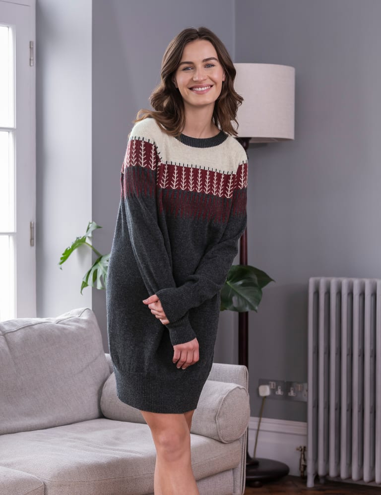 Womens wool jumper dress deals