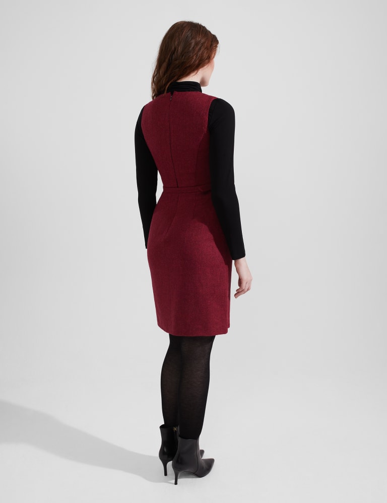 Pure Wool Mini Shift Dress