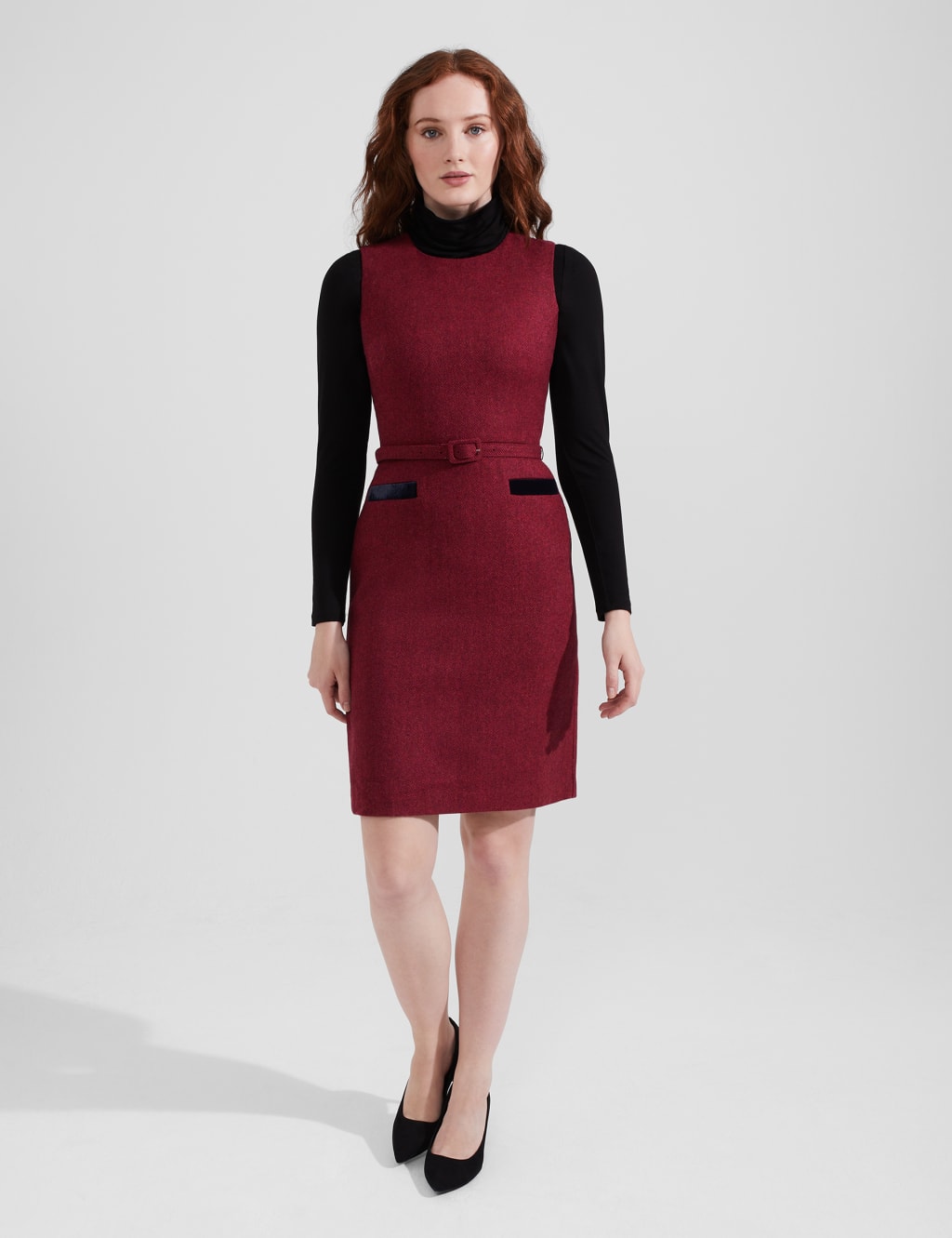 Pure Wool Mini Shift Dress 5 of 8