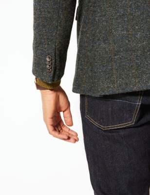 Regular Fit Harris Tweed Jacket, M&S Originals