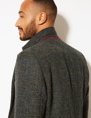 M&s mens tweed on sale jacket