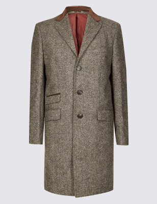 Mens 2025 overcoat m&s