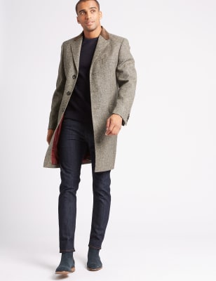 Mens 2025 overcoat m&s