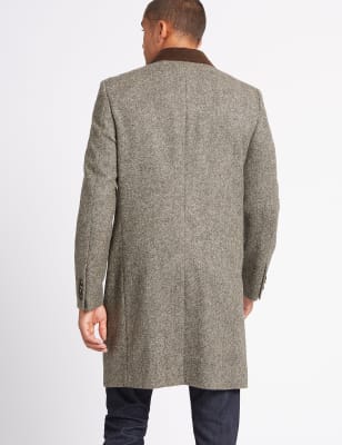 Marks and spencer mens hotsell wool coats