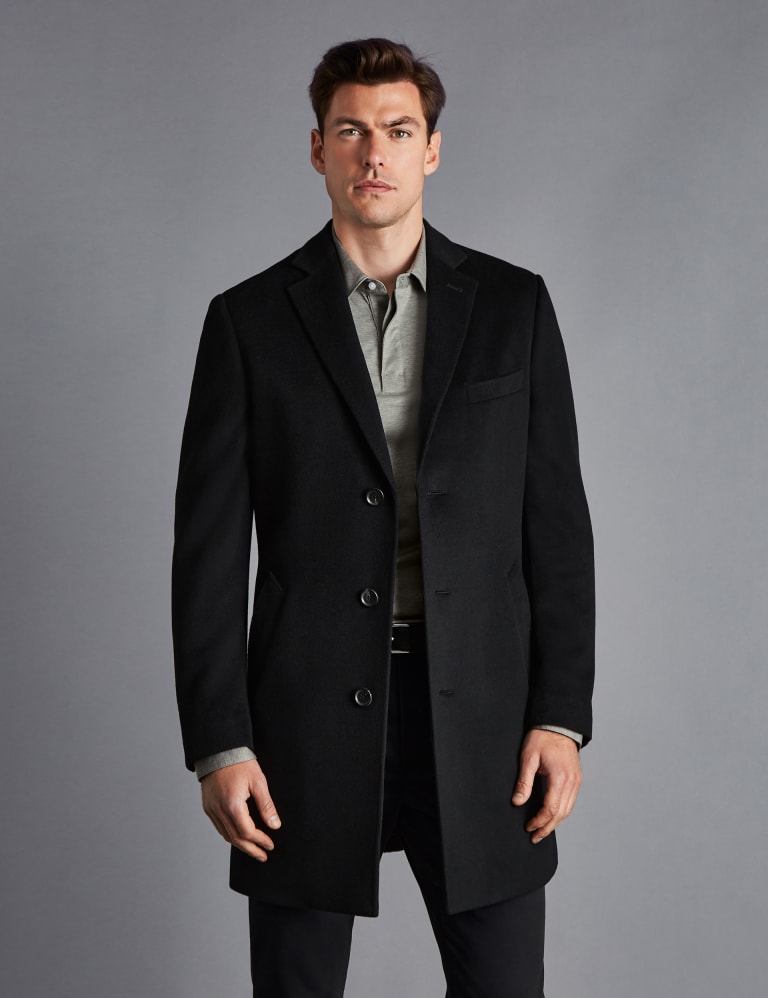 Charles tyrwhitt overcoat best sale