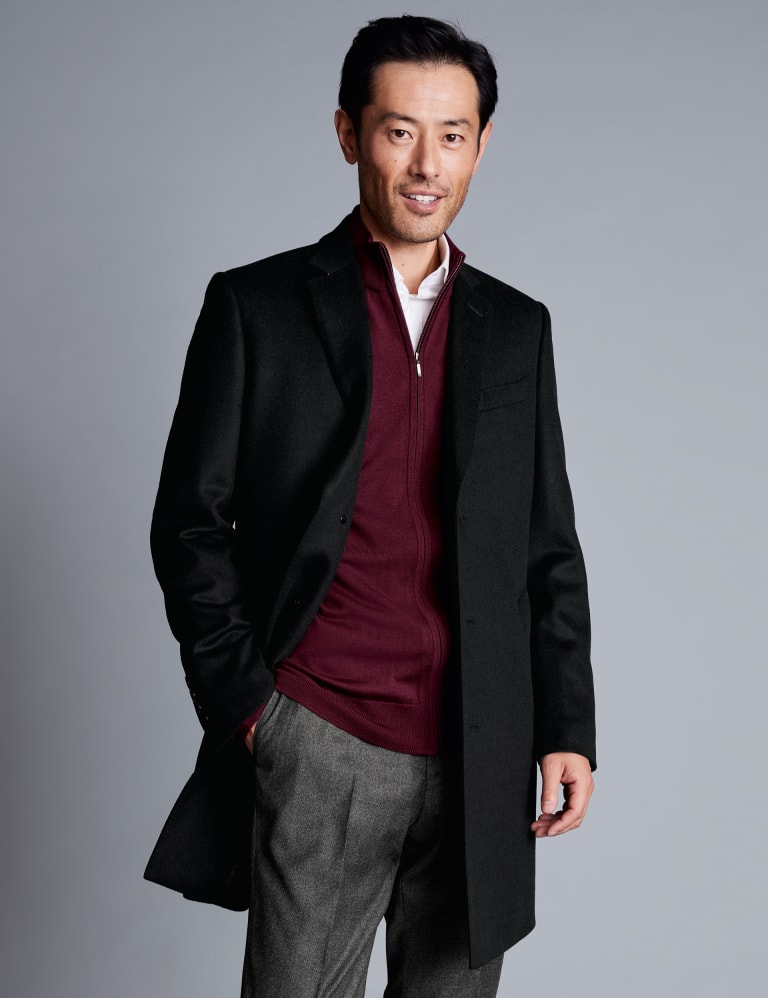Charles tyrwhitt overcoat sale