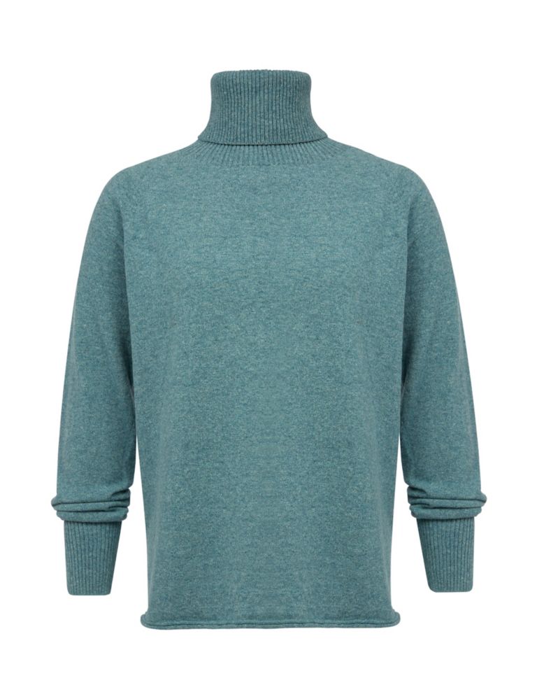 Pure Wool Roll Neck Jumper 2 of 6