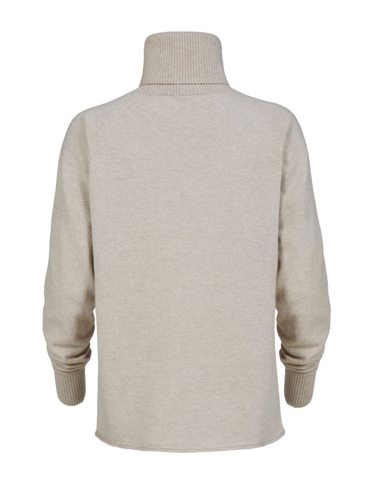 Pure Wool Roll Neck Jumper 3 of 9