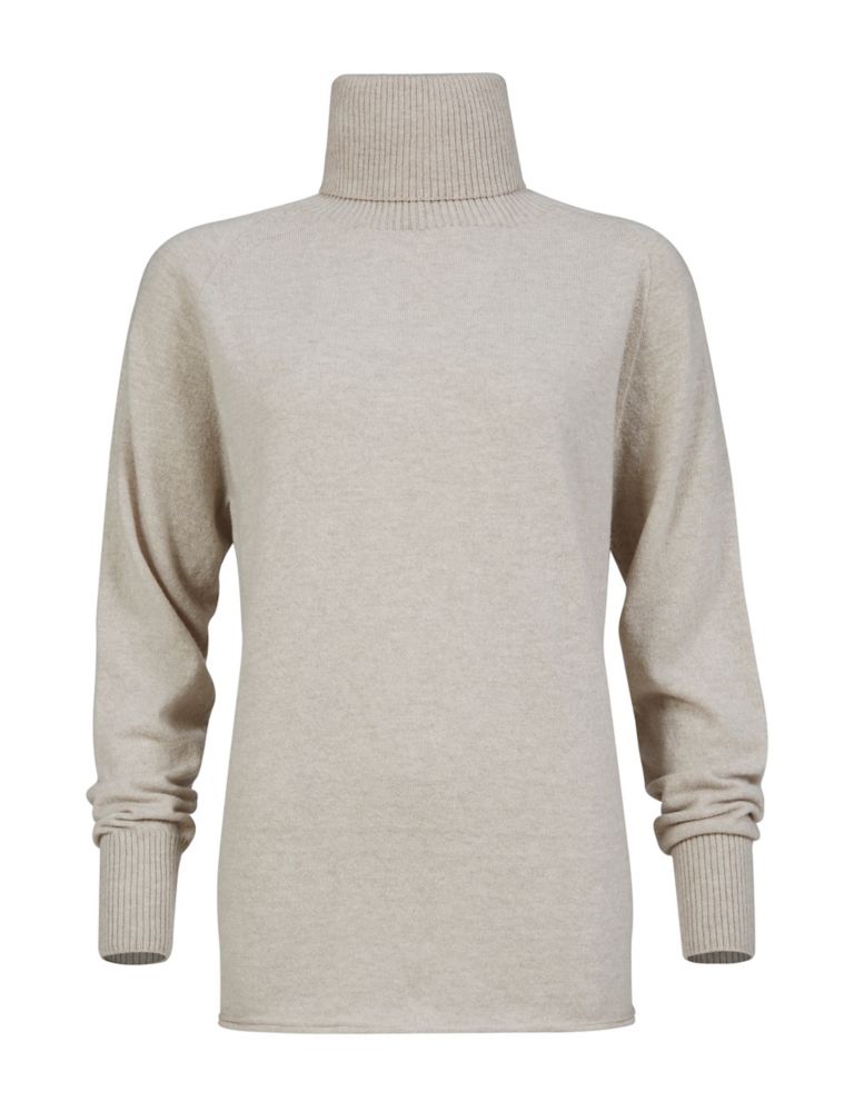 Pure Wool Roll Neck Jumper 5 of 9