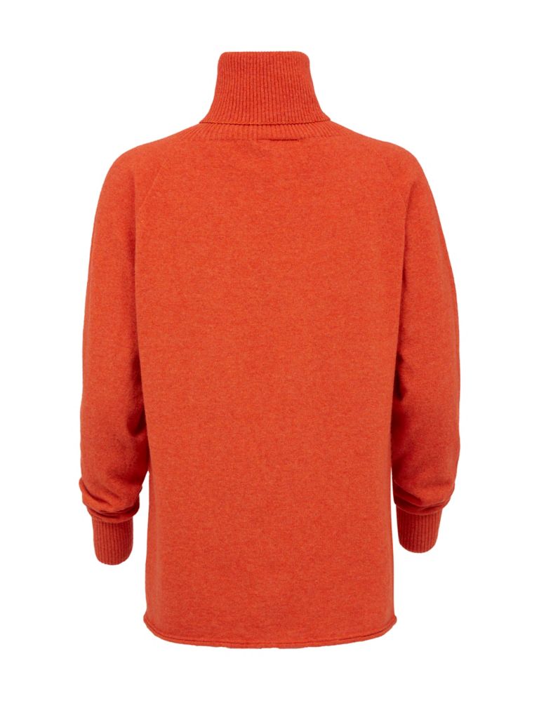 Pure Wool Roll Neck Jumper 5 of 6