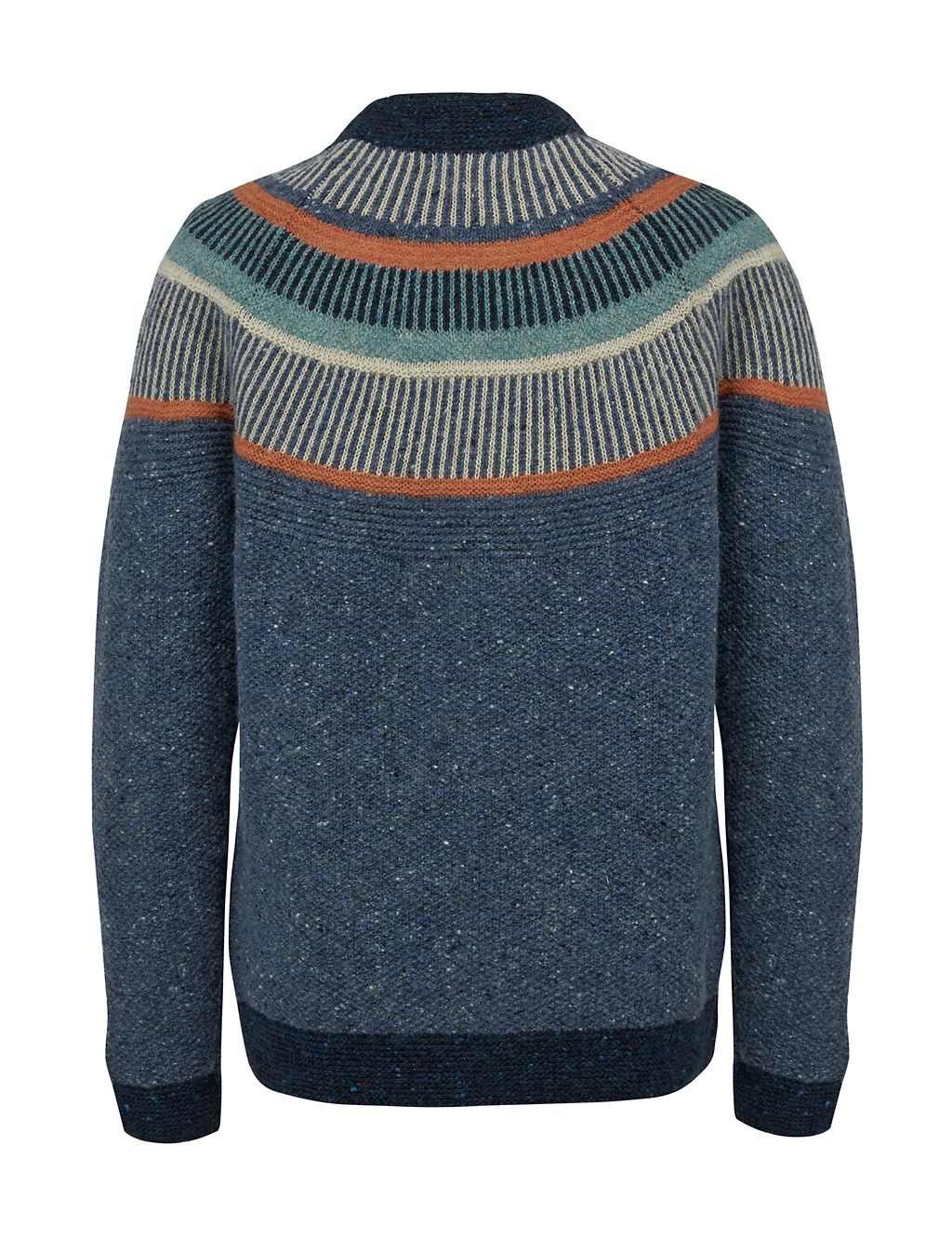 Pure Wool Striped Crew Neck Jumper 2 of 7