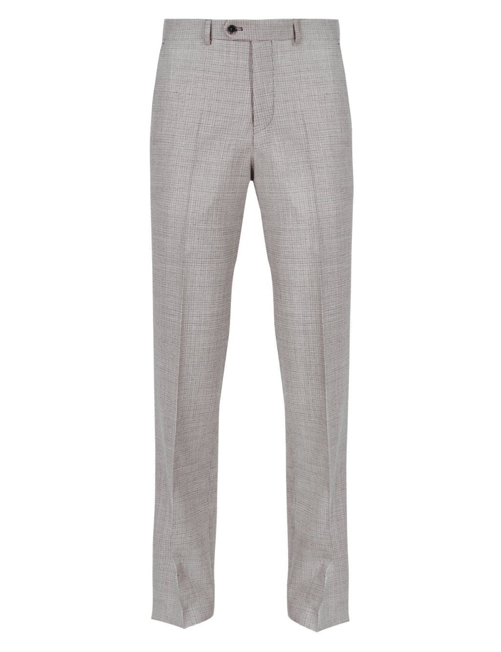 Pure Wool Supercrease™ Flat Front Trousers 1 of 4