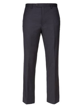 Pure Wool Supercrease™ Flat Front Twill Trousers Image 2 of 6