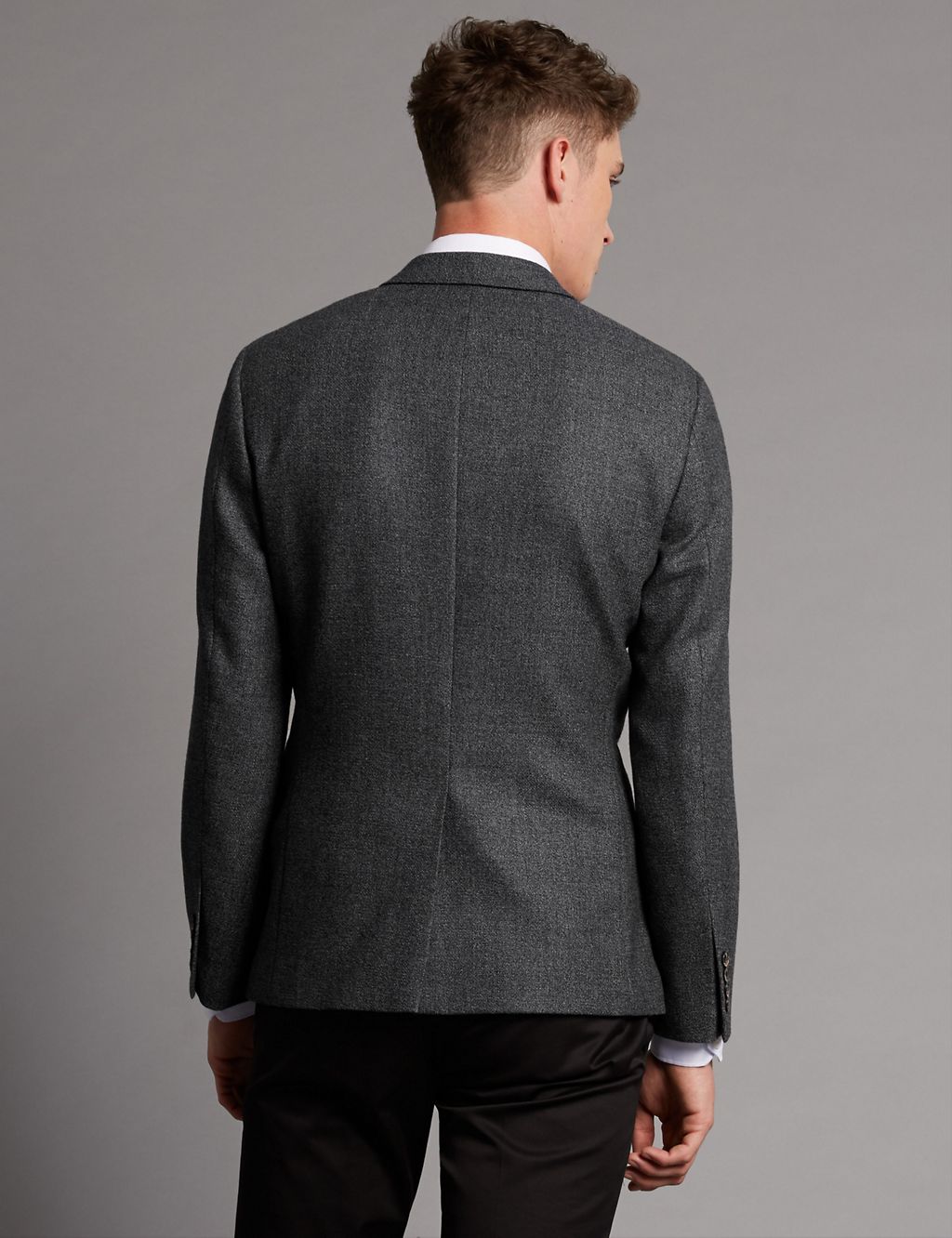 Pure Wool Tailored Fit 2 Button Jacket 2 of 6