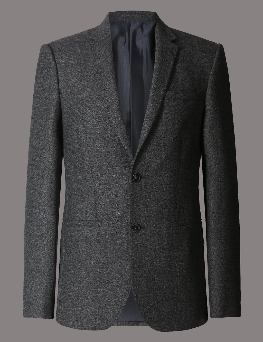 Pure Wool Tailored Fit 2 Button Jacket 1 of 6