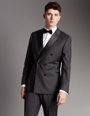 Mens double outlet breasted dinner jacket