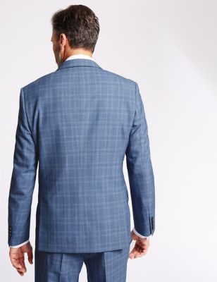 2 button check tailored jacket