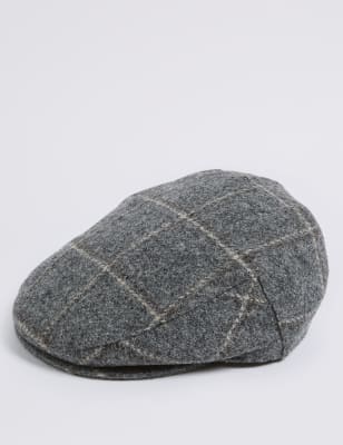 m&s mens flat caps