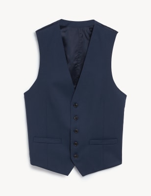 Pure Wool Twill Waistcoat Image 2 of 11