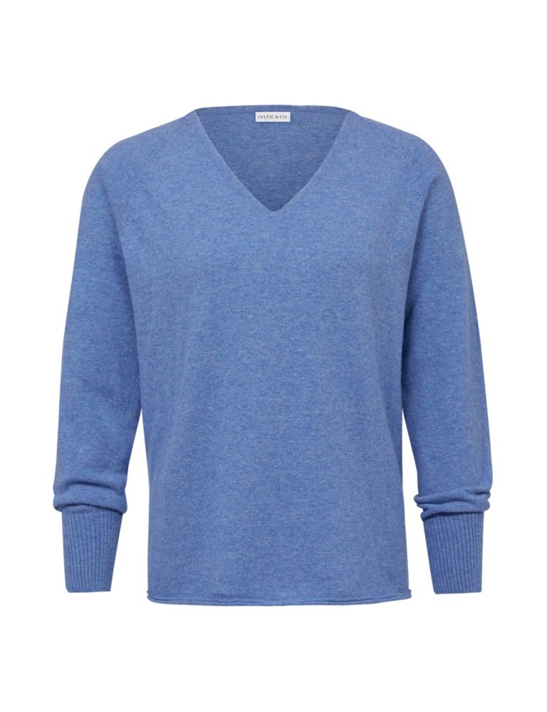Pure Wool V-Neck Jumper 2 of 6