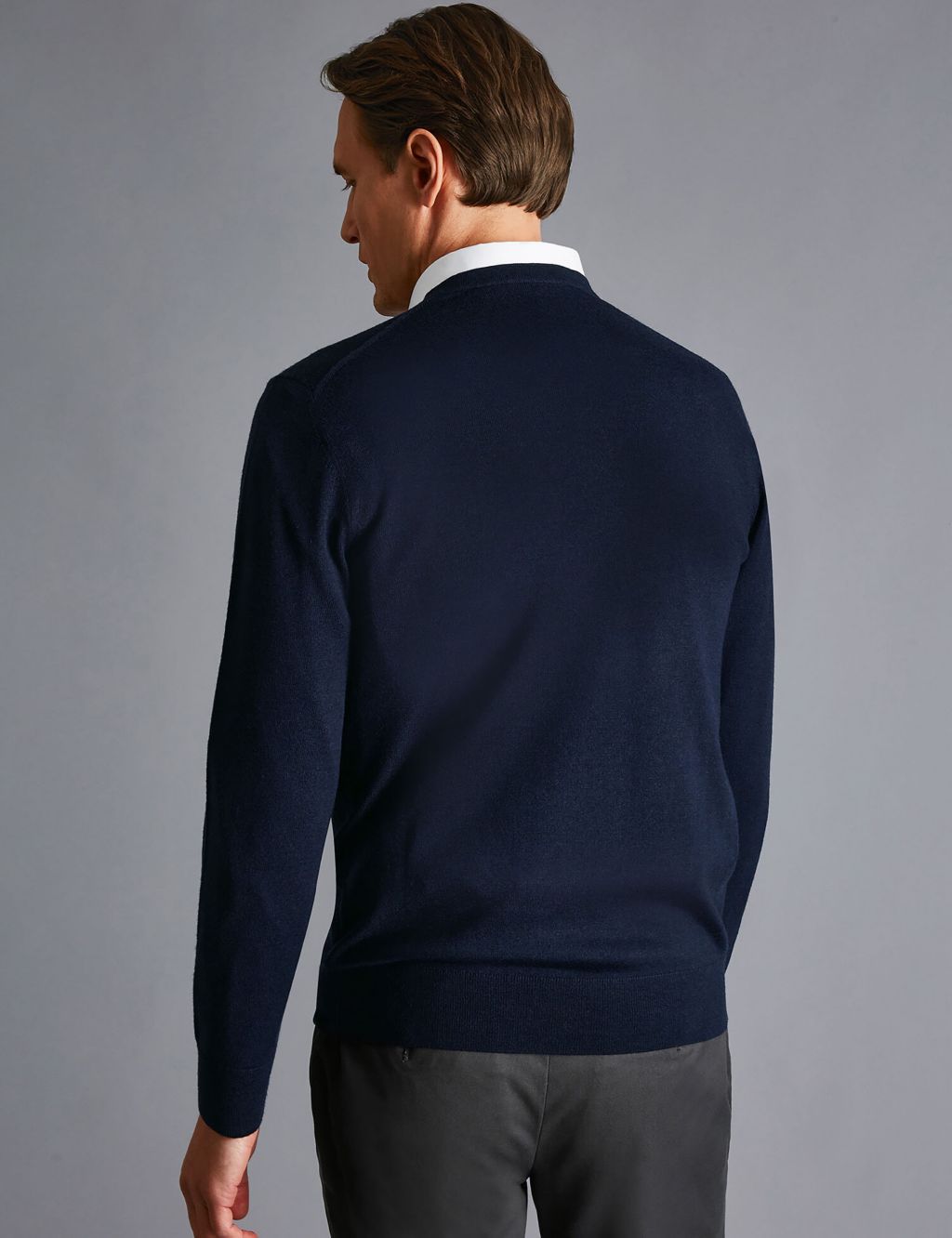 Pure Wool V-Neck Jumper 2 of 6