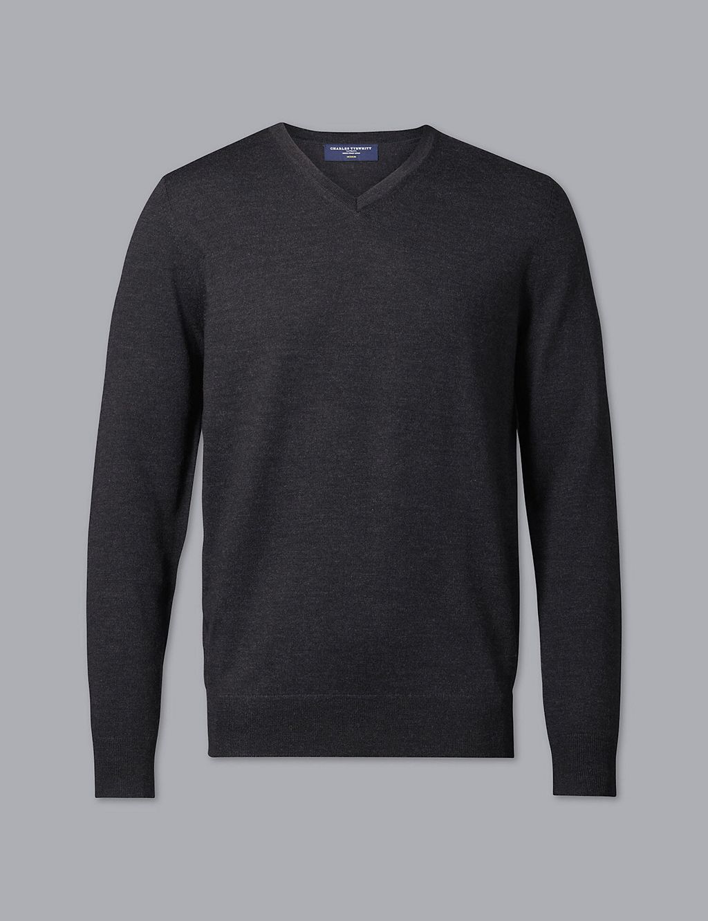Pure Wool V-Neck Jumper 1 of 7