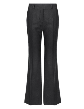 Pure Wool Wide Leg Trousers Image 2 of 4