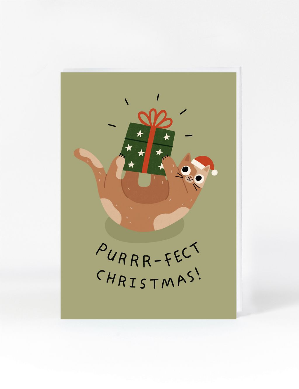 Purrr-fect Cat Christmas Card 1 of 2