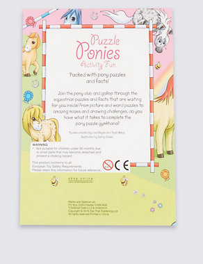 Puzzle Ponies Activity Book Image 2 of 3
