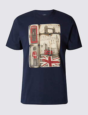 Queen's Birthday Navy T-Shirt Image 2 of 3